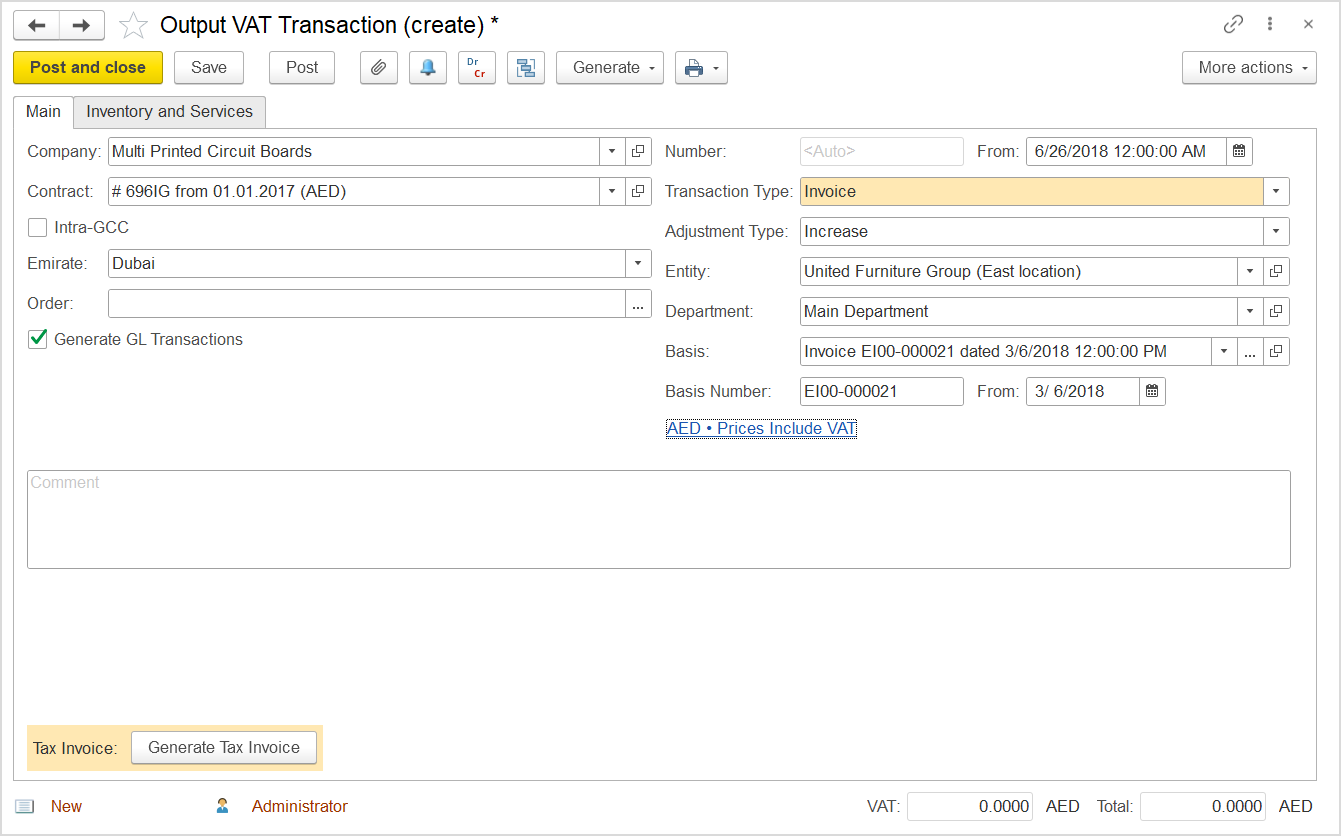 FirstBit User Guide > Case 3. Incorrect VAT rate in an invoice > image2023-10-4_18-3-8.png