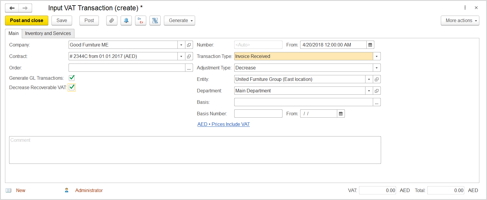FirstBit User Guide > Case 7. Incorrect VAT Rate in an Invoice Received > image2019-12-19_12-55-19.png