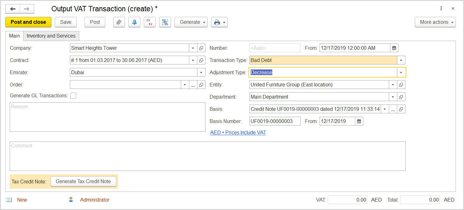 FirstBit User Guide > Case 5. Adjusting VAT for the written off customer bad debt > image2019-12-17_18-2-17.png