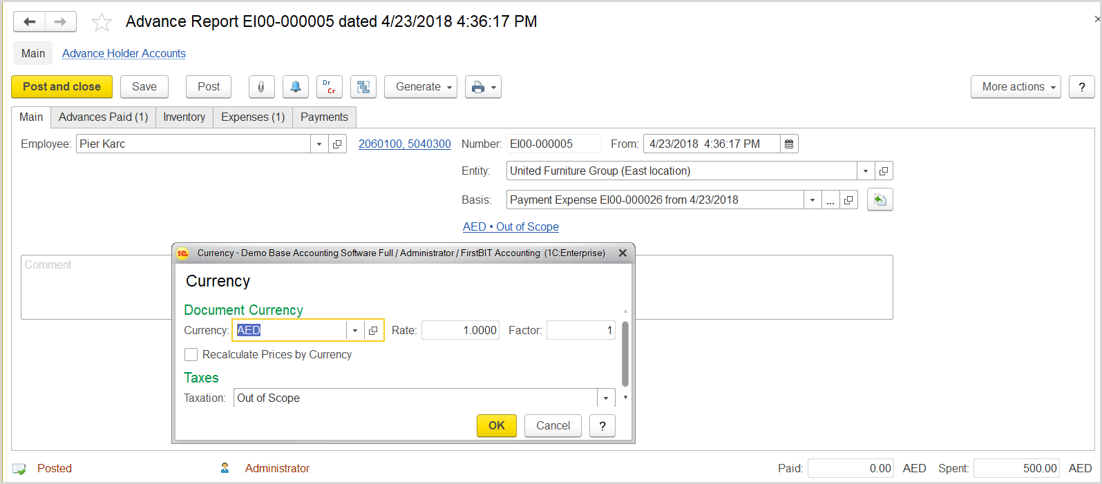 FirstBit User Guide > Case 4. Reverse сharge on service purchased by an employee > image2018-4-24 10:10:43.png