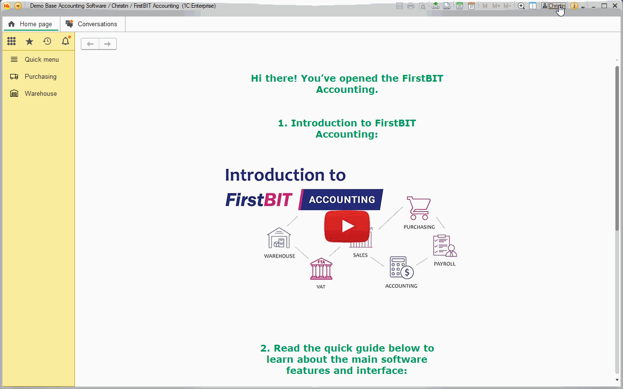 Not Admin user: message receiving