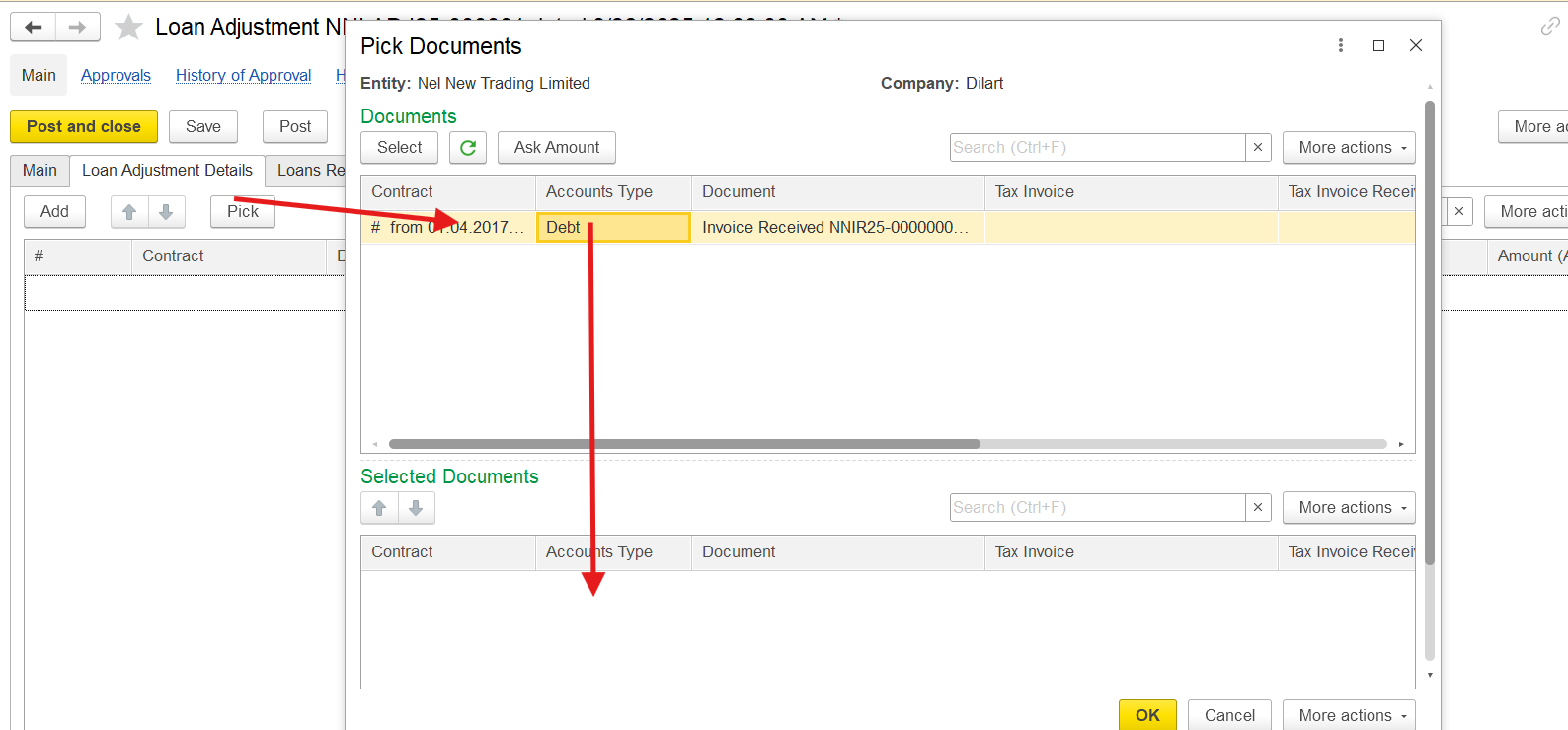 FirstBit User Help > Purchase of Fixed Assets (Vehicle) on Bank Credit > image2025-8-27_13-9-42.png