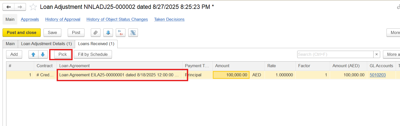 FirstBit User Help > Purchase of Fixed Assets (Vehicle) on Bank Credit > image2025-9-3_17-42-29.png